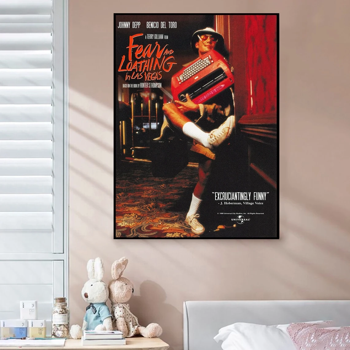 Fear & Loathing In Las Vegas Movie Poster Art Print Canvas Painting Wall Pictures Living Room Home Decor (No Frame)