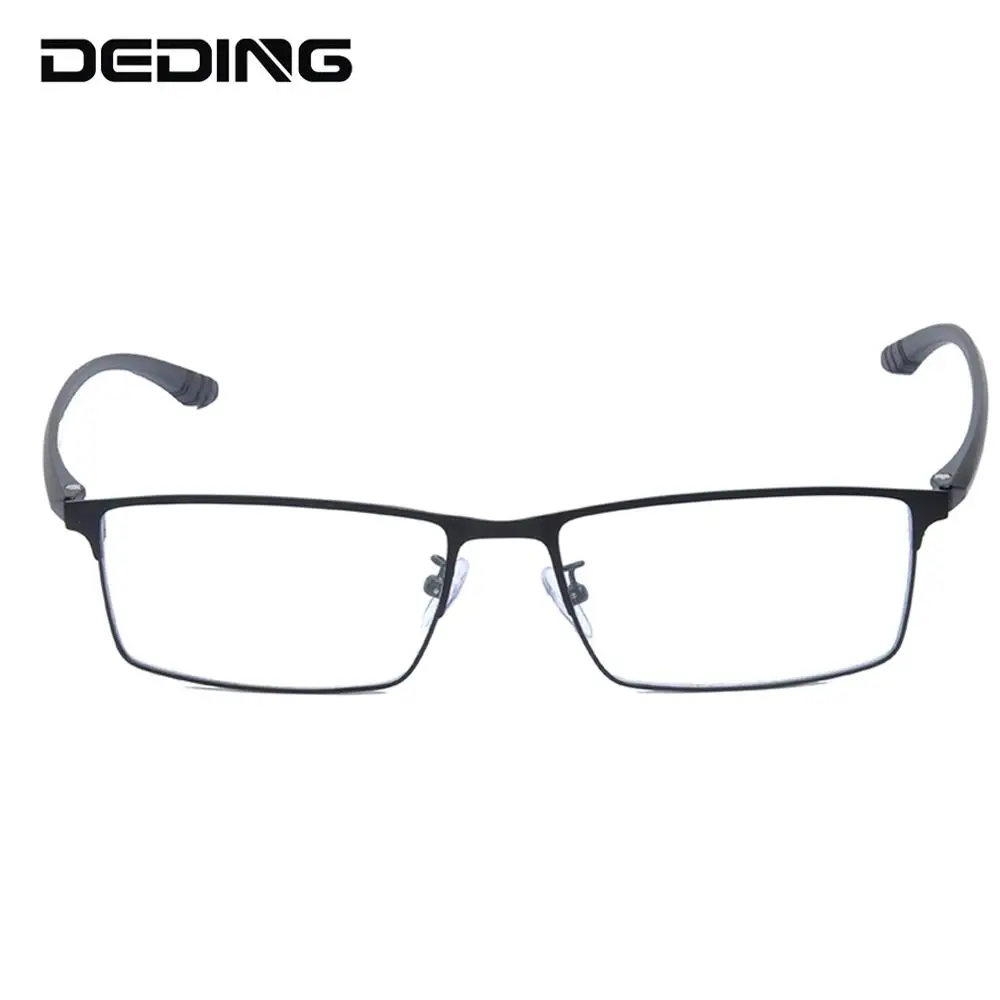 Alloy Oversized Glasses Frame Men Rectangle Metal Eyeglasses Clear Lens Prescription Myopia Optical Frame Men Eyewear DD1541