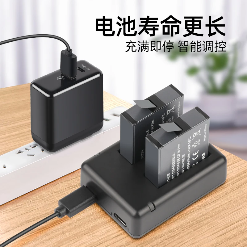 2 فتحات/شاحن USB مزدوج/Cargador ل إنستا 360 شاحن بطارية Insta360 OneX بطارية ليثيوم بانورامية كاميرا الملحقات