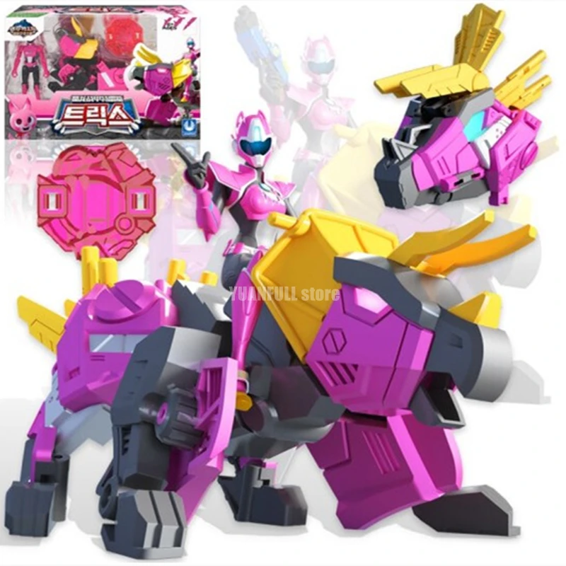 

Mini Force Super Dinosaur Power Robot Transformation Action Figure Korean Anime Animal Dinosaur Deformation Children Toys Gifts