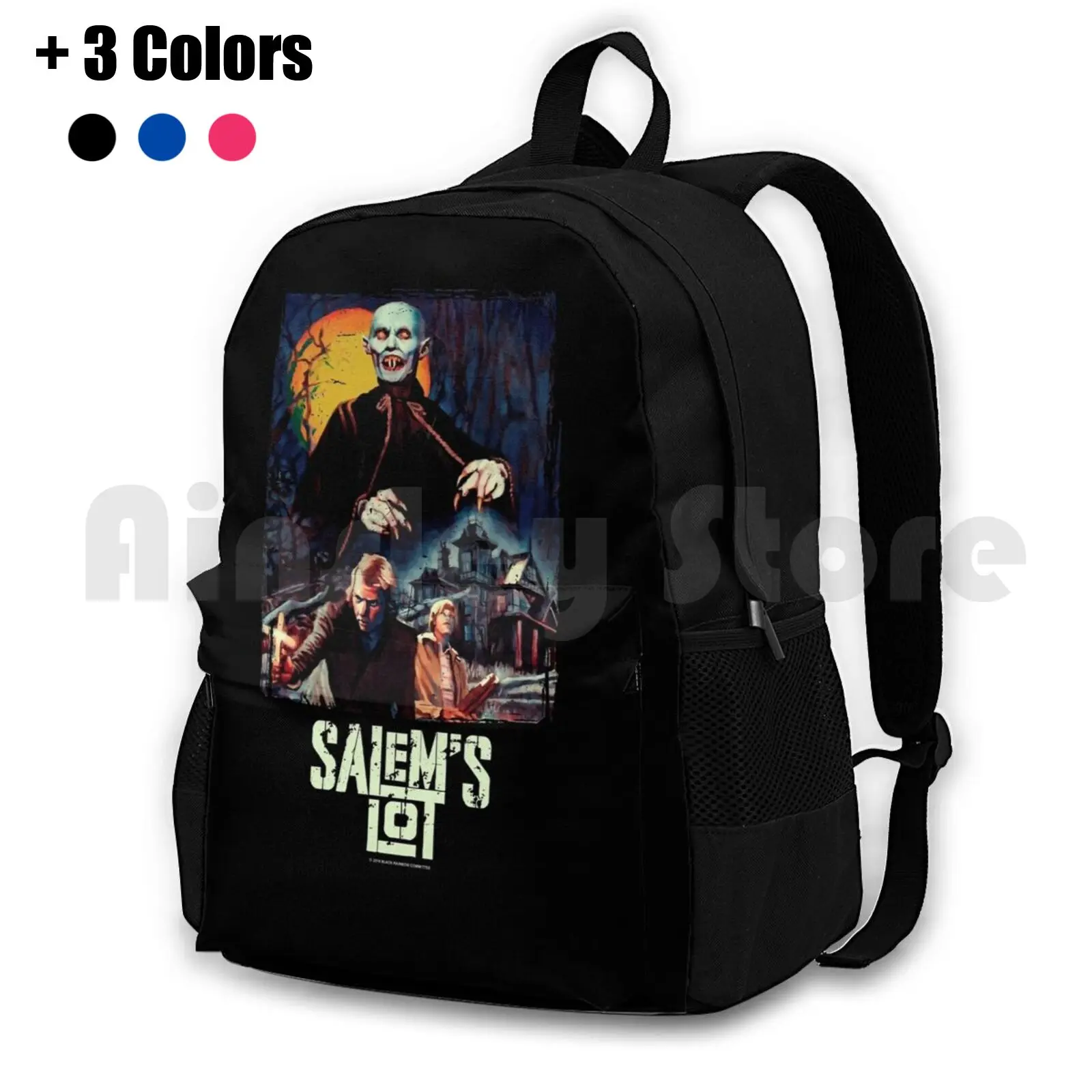 Stephen King-Salem's Lot Outdoor Hiking Backpack Riding Climbing Sports Bag Stephen King Salems Lot Vampires Zombies Scary