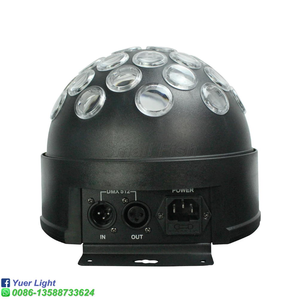 Imagem -03 - Rgbw 4in1 Led Efeito Cogumelo Luz Estroboscópica Controle Remoto Estágio dj Disco Mini Feixe Projetor para a Barra de Casamento Festa Interior 15w