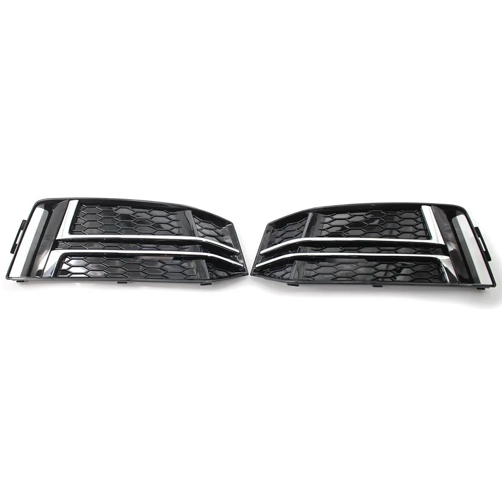 Car Front Bumper Grille Fog Light Lower Grill Left/Right For AUDI S4 A4 S-Line B9 2017 2018 8W0807681F 8W0807682F