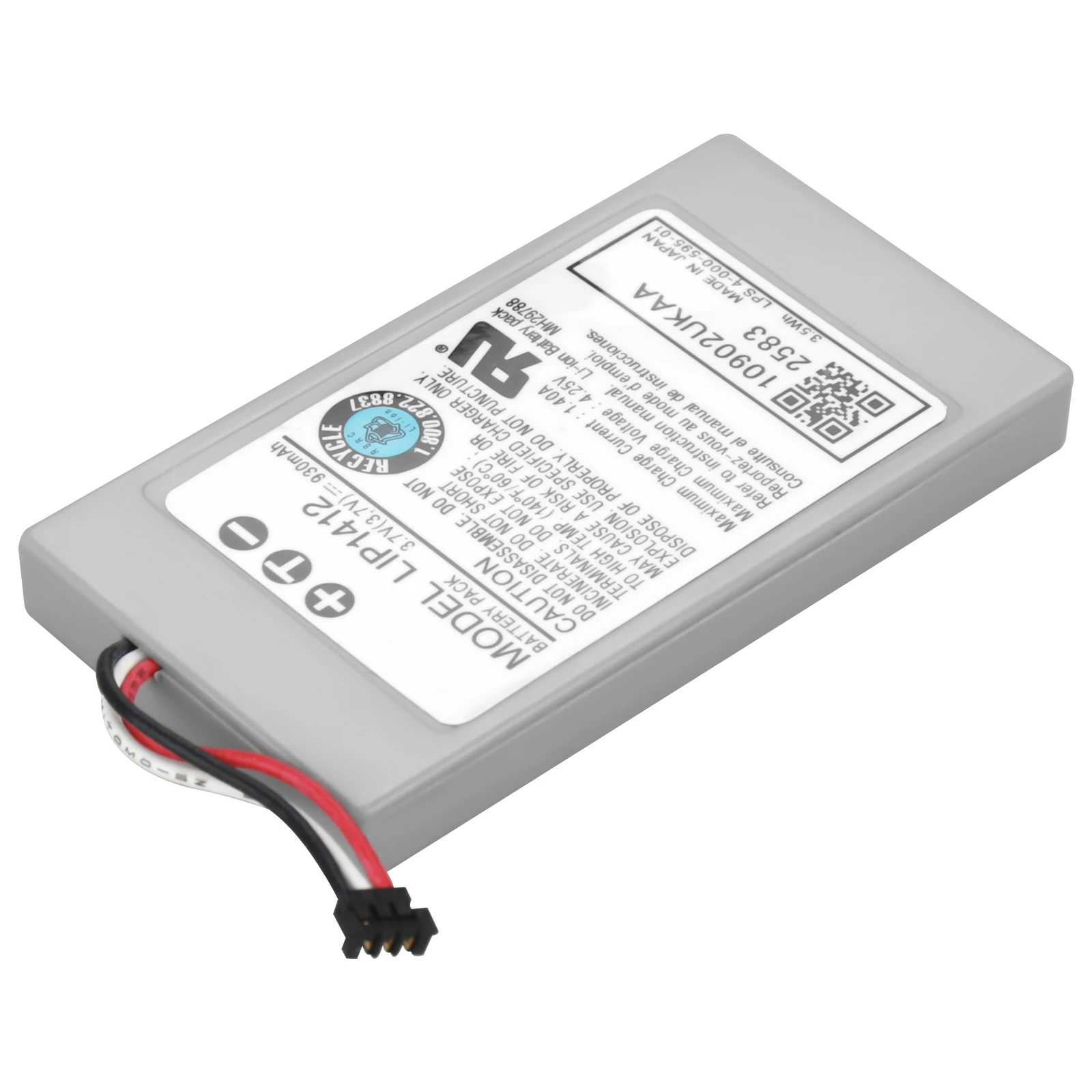 2 uds 3,7 V 930mAh batería recargable de repuesto para Sony PSP GO PSP-N1000/N1001/N1002/N1003/N1004