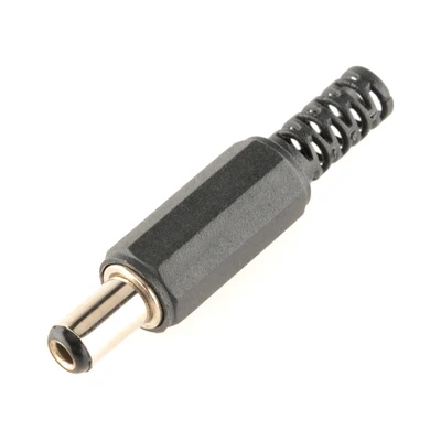10 pcs/lot DC power plug 9mm 14mm length 5.5x2.1MM 5.5x2.5 30V 1A Electric Connector Male Mount Plug Wire Charge Adapter