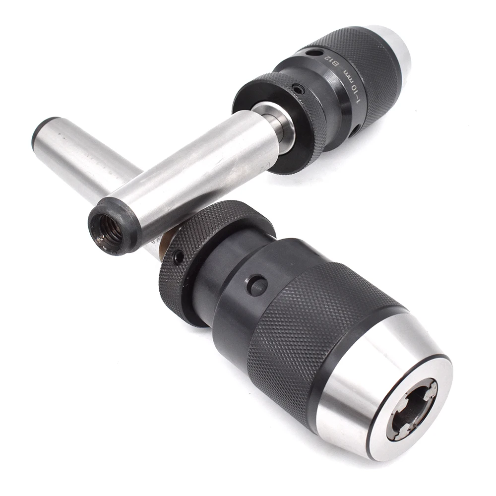 Juego de portabrocas sin llave B16 MT1 MT2 MT3 MT4 B16 B18 B12 B10, Portabrocas de bloqueo automático de 1-13mm, vástago cónico Morse, 1 Juego