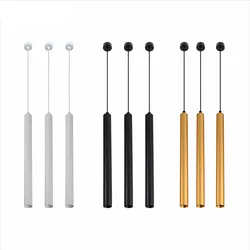 QIUBOSS Long LED Pendant Lamps Long Lights for Kitchen Loft Pendant Lamps Dimmable LED Hanging Lights 7W for Room Lighting Lamps