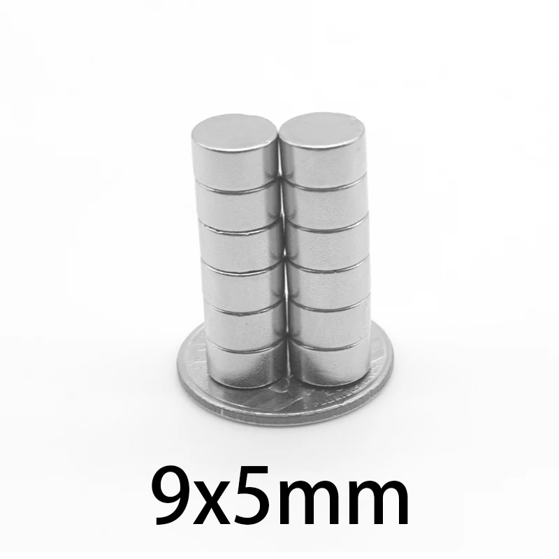 

9x5 mm NdFeB N35 Super Strong Rare Earth Disc 9*5 mm Fridge Permanet Magnet 9mm x5mm Small Round Neodymium Magnet 9*5