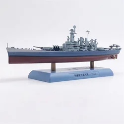 Diecast 1:1000 Scale World War II USS Battleship BB-56 Warship Alloy Model Decoration Collection Souvenir Display