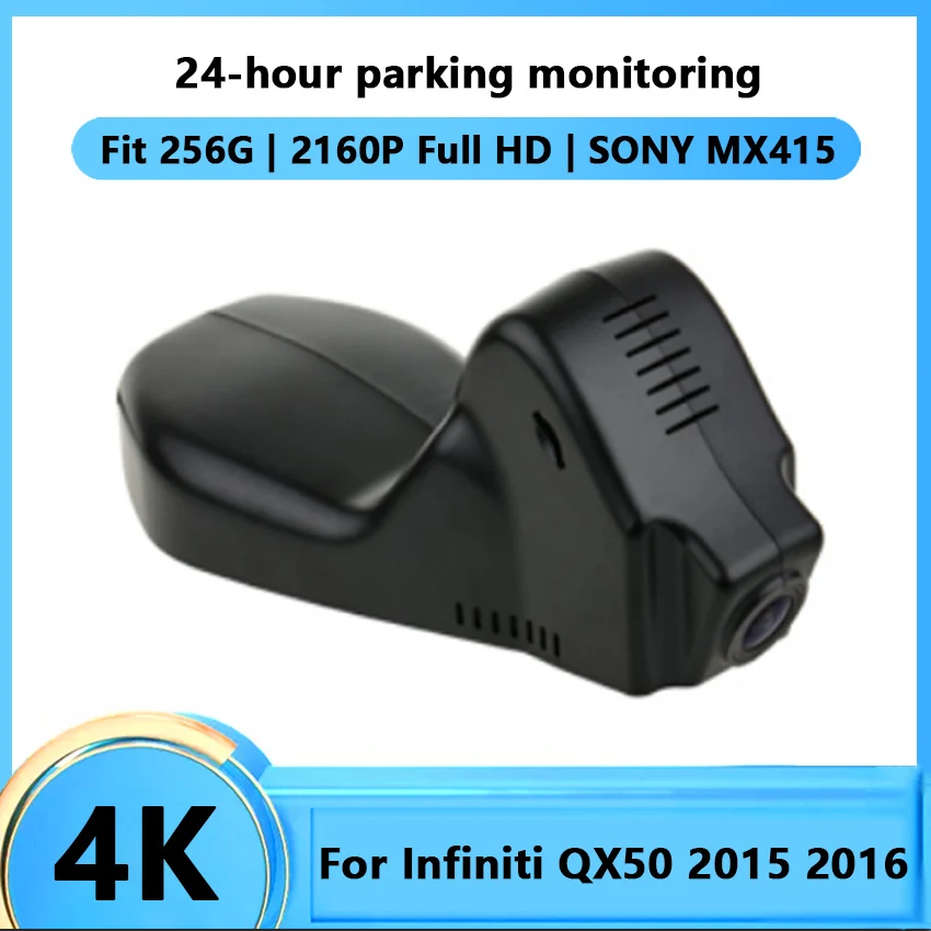 New ! Car Driving Video Recorder DVR Mini Control APP Wifi Camera For Infiniti QX50 2015 2016 Full HD 2160P Registrator Dash Cam