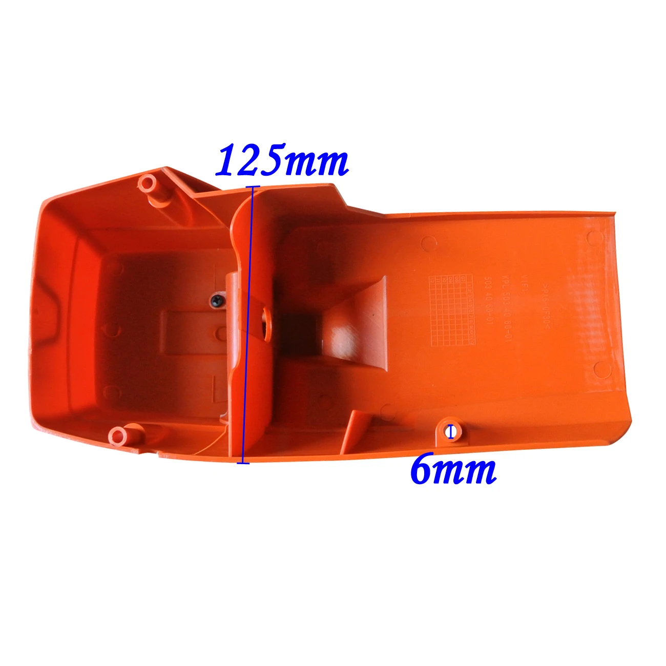 Cubierta del filtro de aire del cilindro superior del motor de motosierra compatible con Husqvarna 268 272 # 503406001