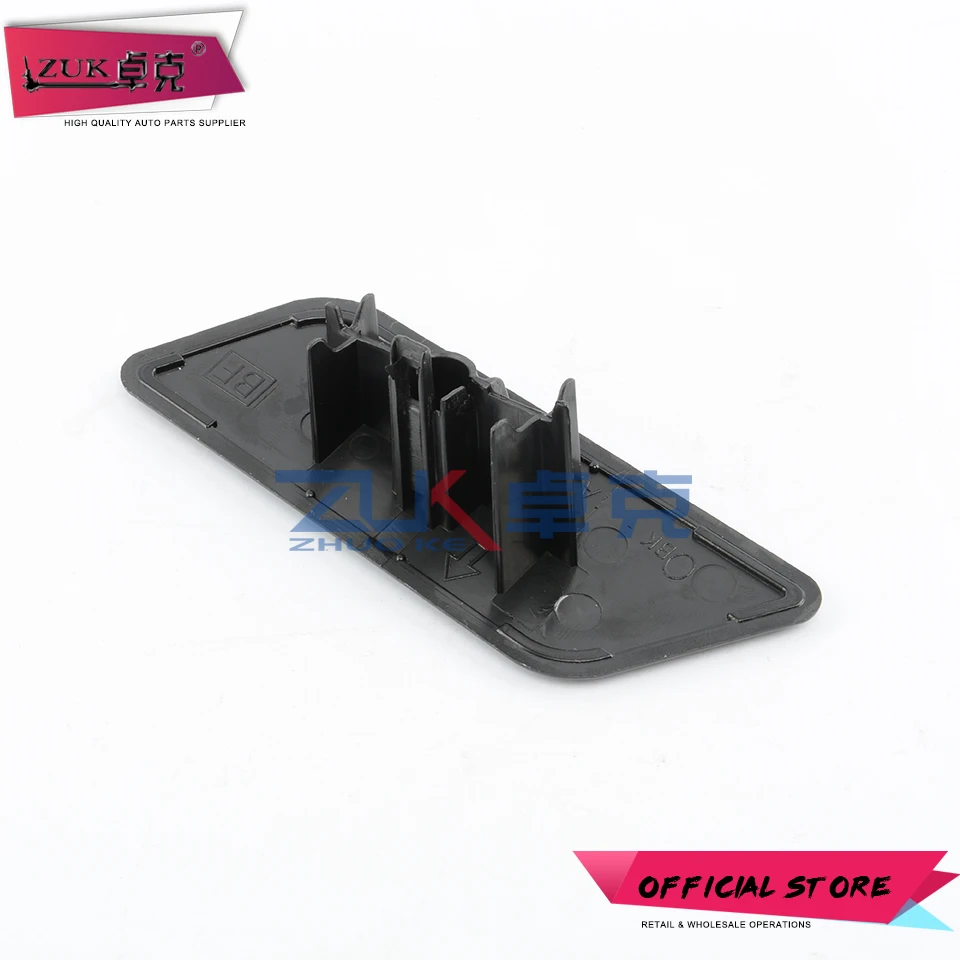 ZUK For Subaru Outback 2015 2016 2017 BR BS Front Bumper Headlight Washer Nozzle Cover Headlamp Water Sprayer Cap Unpainted