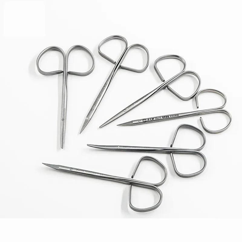 

Eye peeling, twisted handle, small scissors, tissue scissors, blunt scissors, double eyelid surgery, fine separation scissors fo