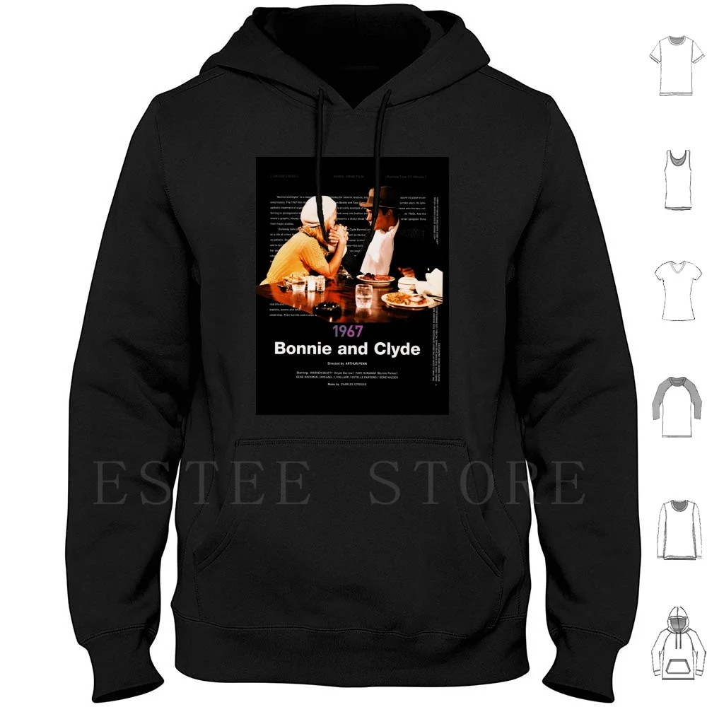 Bonnie And Clyde Hoodies Bonnie Clyde Bonnie And Clyde Movie Classic Movie Arthur Penn Warren Beatty Faye Dunaway