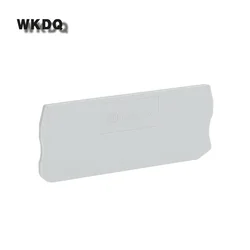 D-ST2.5-QU 10Pcs End Cover For ST2.5 PT2.5 Quattro Din Rail Terminal Blocks Plate L72/H29.5/W2.2mm 4 Connector D-ST 2.5-QU Plate