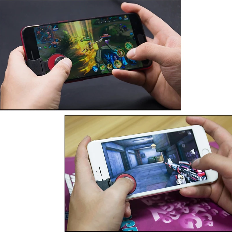 A9 Mobile Phone Joystick Smartphone Mini Touch Screen Joypad Universal Clip-on Clamp for King\'s Glory,CF, Tablet Arcade Games