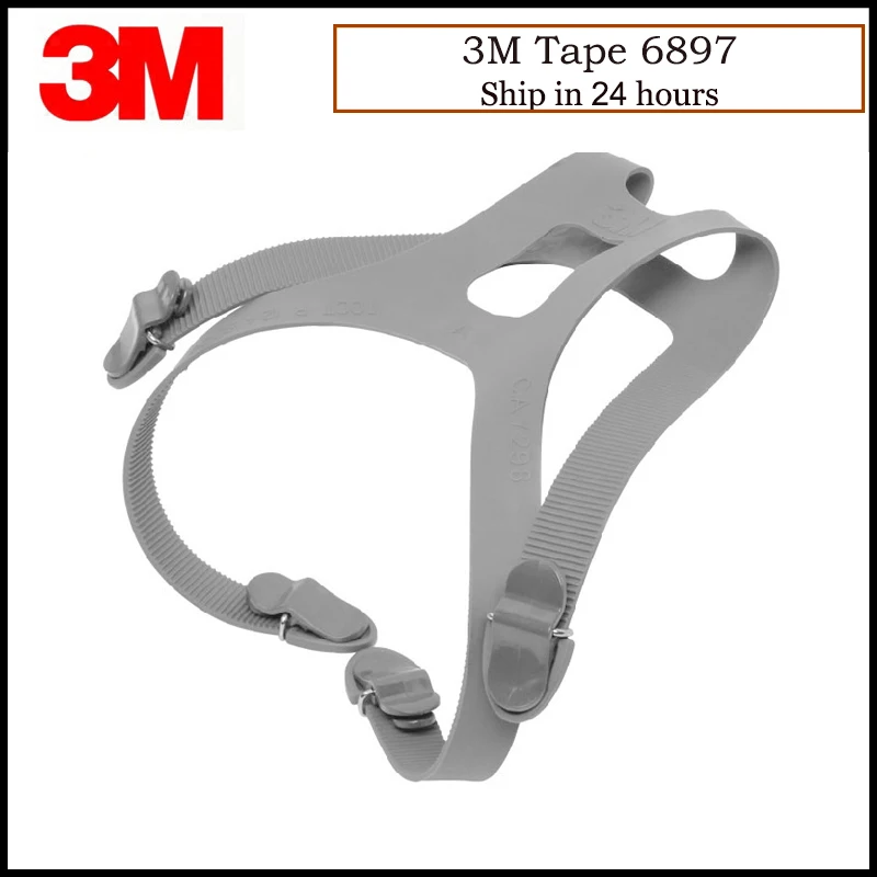 3M 6897 Headband Full Face Mask Accessories Adjustable Fit fir 6700/6800/6900 Mask LT1004