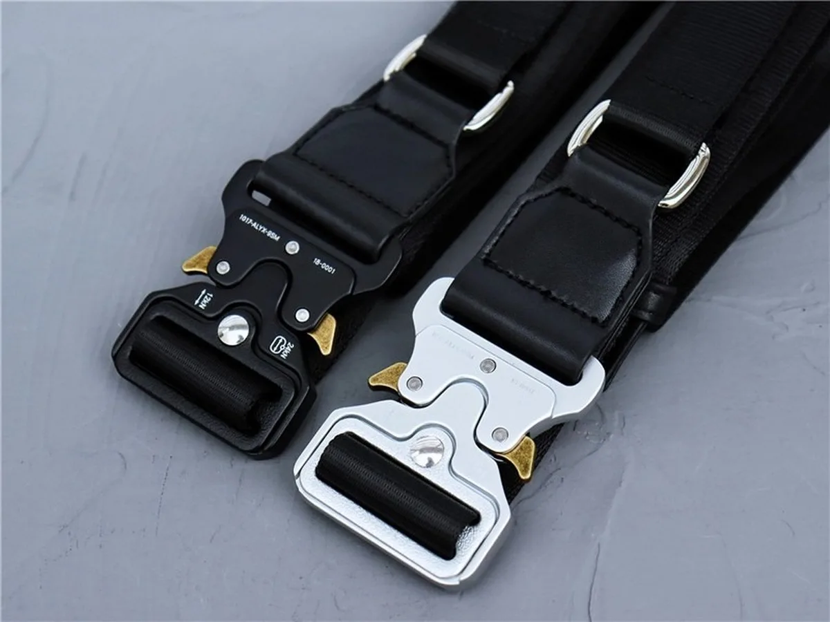 New ALYX Roller Belt Men Women Lasered Logo Buckle 1017 ALYX 9SM Belts CLASSIC SIGNATURE STRAP