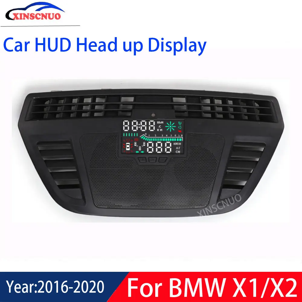 XINSCNUO Car Electronics Car HUD Head Up Display For BMW X1/X2 2016 2017 2018 2019 2020 Head-up Display Speedometer Projector