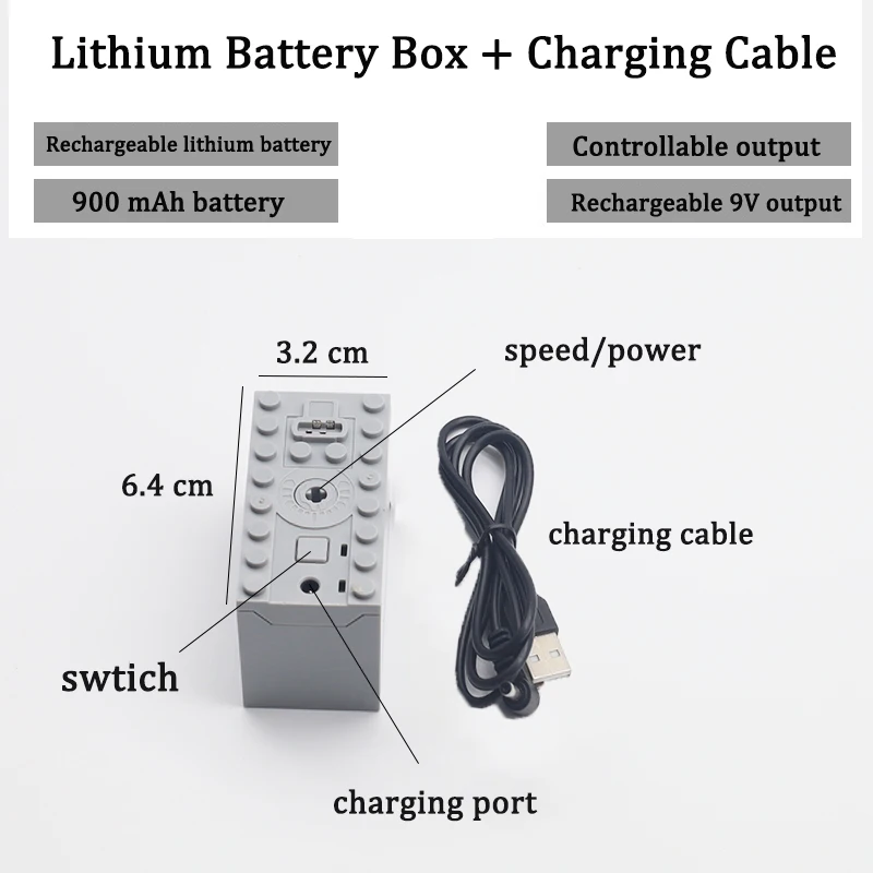 Cable de extensión de función de potencia de alta tecnología, servotren, Motor, receptor de Control remoto IR, piezas de caja de batería para piezas técnicas de bricolaje