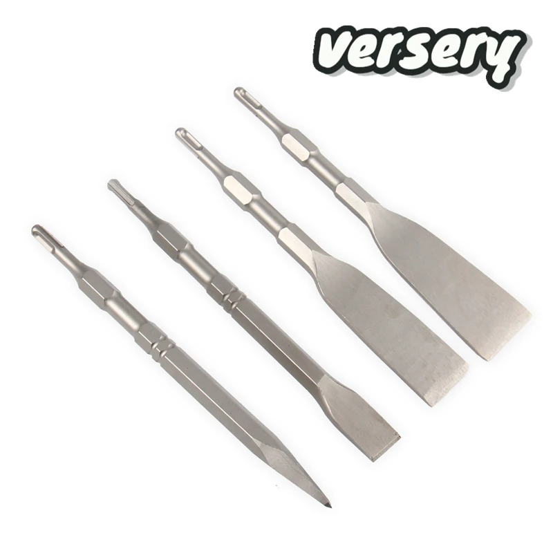 Versery SDS PLUS Electric Hammer Electric Pick Drill Bits Conical Chisel Gouges For Shoveling Cement Wall Brick Wall Rock