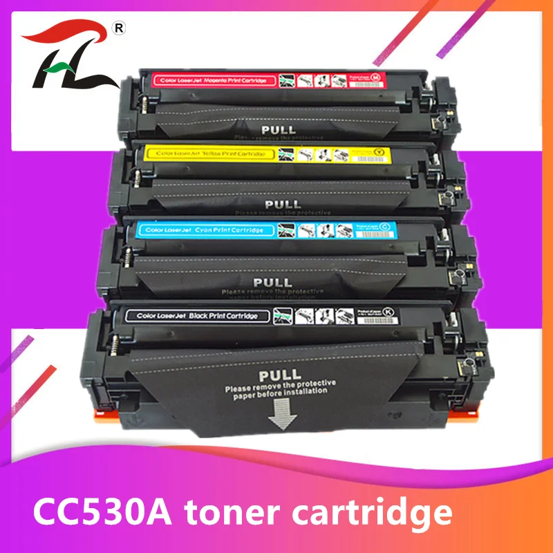 

YLC Compatible 304A toner cartridge for HP CC530A 530A 531A 532A CC533A for printer CP2025dn/CP2025x;CM2320fxi/CM2320n/CM2320nf