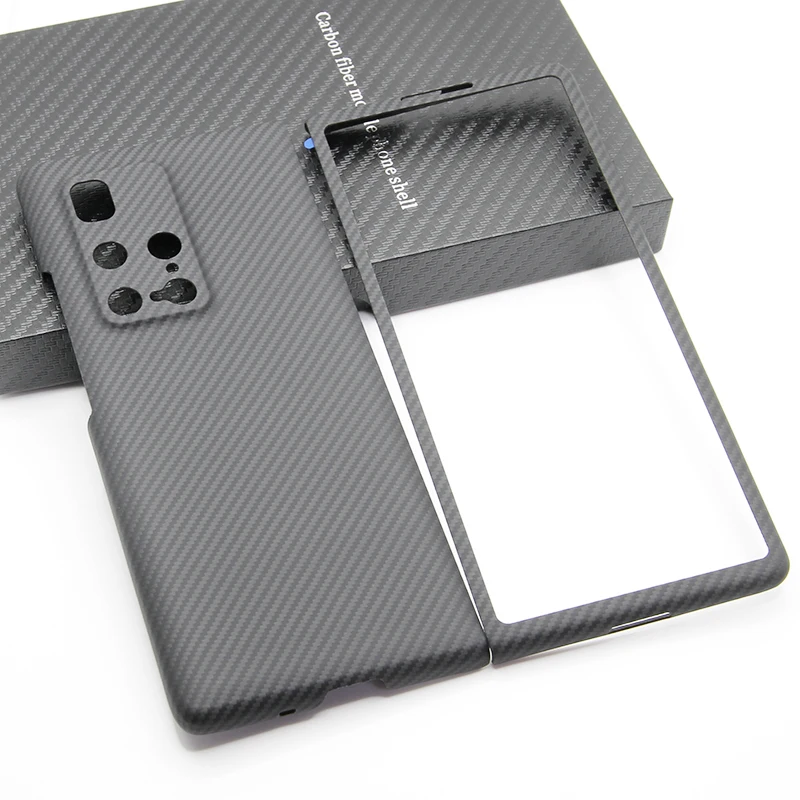 Carbon Fiber Phone Case for HUAWEI Mate X2, Super Light, Thin, High Strength Protective Shell, Aramid Fiber Material, 600D