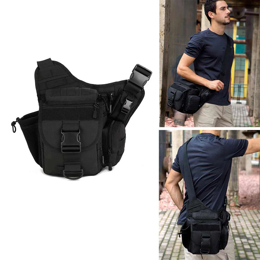 Tactical Messenger Bag Men Outdoor Camera BagSaddle Camouflage Shoulder Bag for Camping Fishing Trekking Molle Bags