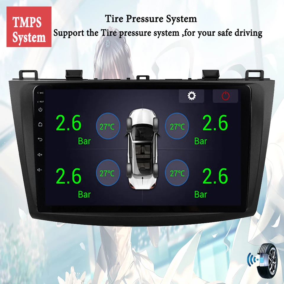 Android 14 128G Car DVD GPS Navi HU For Mazda 3 2009 2011 2013 Autoradio Stereo Audio Video Multimedia DVD Cassette Carplay Auto