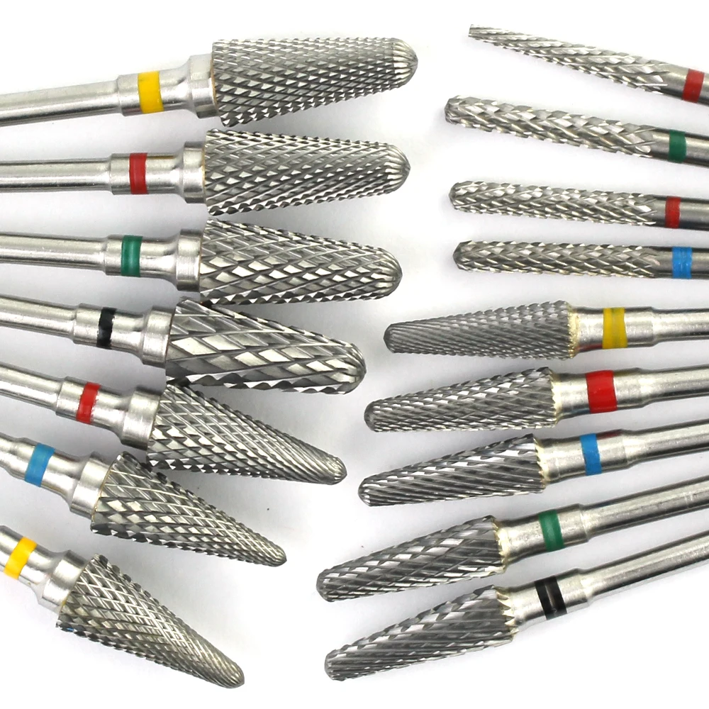 1pcs Carbide Nail Drill Bit Electric Manicure Drills Milling Cutter Files Nail Art Equipment Bits Pedicure Tools Accessories