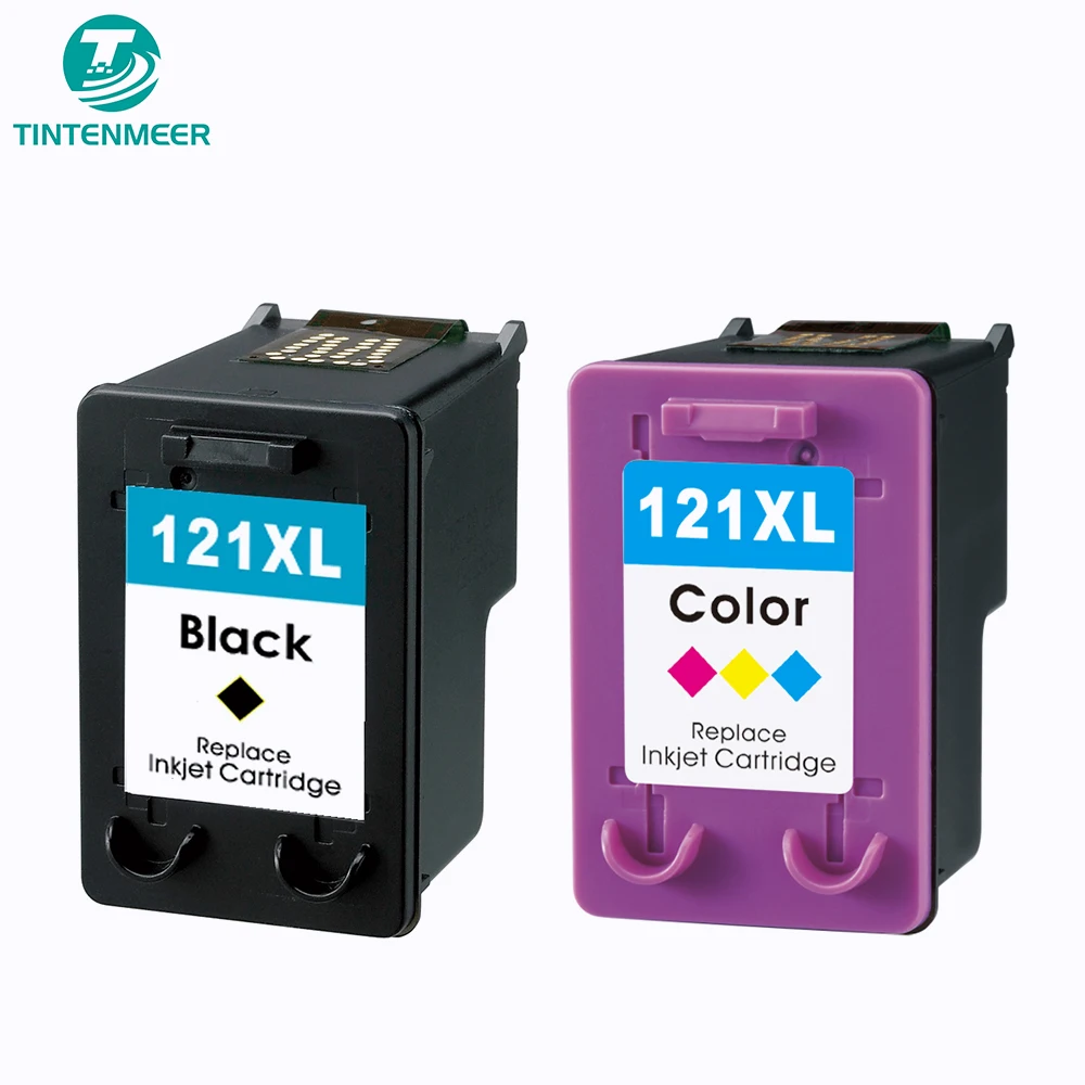 TINTENMEER Ink Cartridge 121 121XL Compatible for HP121 Hp Photosmart C4793 C4795 C4798 C4799 Envy e-All-in-One 100 110 114 120