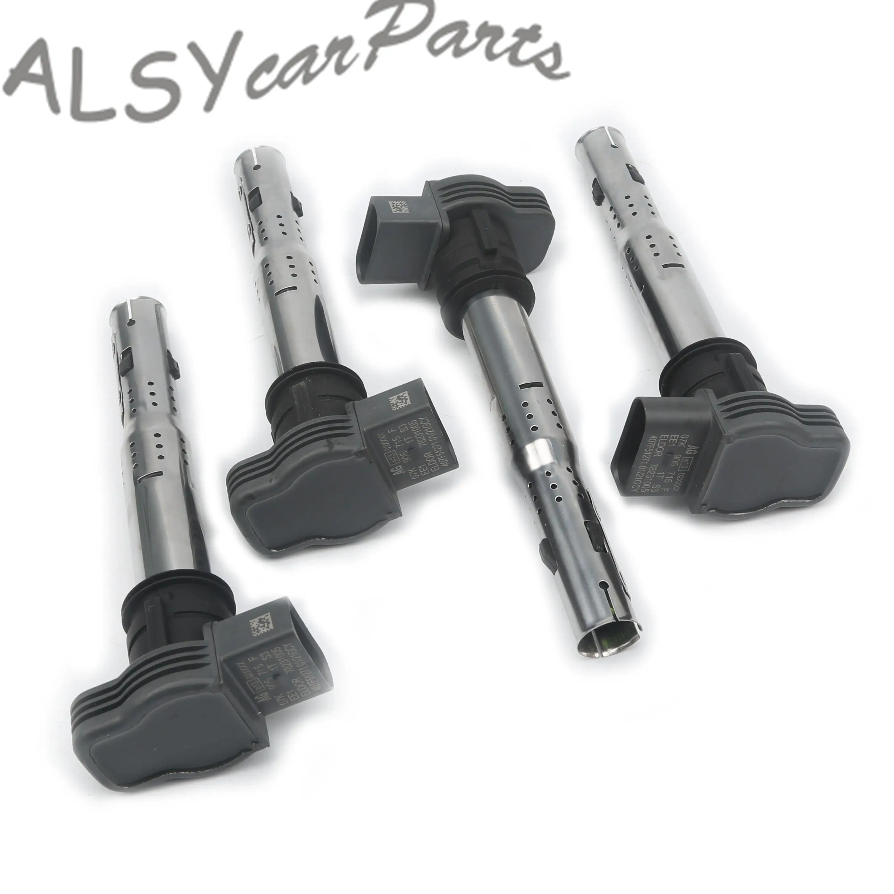 

07K 905 715 F 4Pcs Ignition Coils For VW Golf Passat Tiguan Polo Audi A4 A5 A6 S4 S5 S6 TT R8 RS4 RS5 Skoda Seat 06F 905 115 C