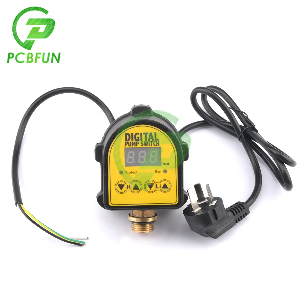 Automatic Eletronic Digital Display Pressure Controller Switch Air Pump Water Oil Compressor Pressure Switch for Water Pump