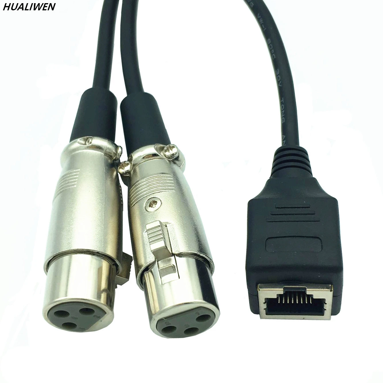 

RJ45 to 2XLR XLR head to network cable 2*XLR female to RJ45 network cable female extension to XLR female