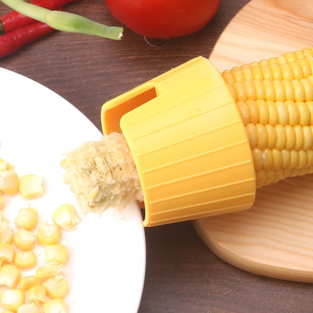 1pc Creative Stainless Steel Corn Stripper Corn Peeler Kitchen Tools Cooking Accessories Cob Remover