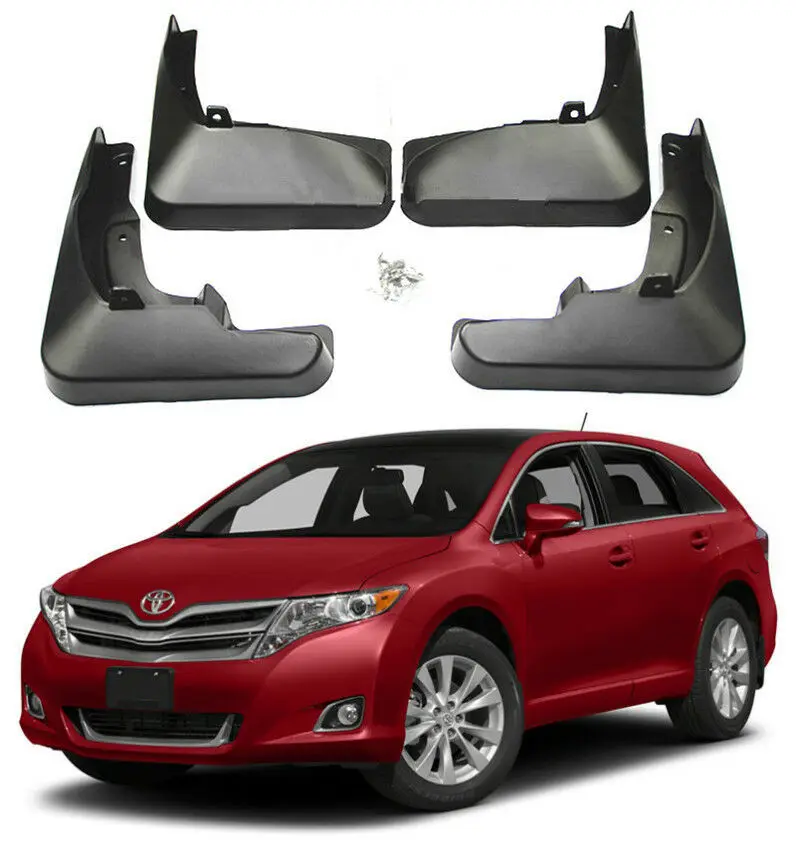 

4pcs Exterior Mud Guards Fender For Toyota Venza 3rd Gen Type 2009-2016 Mudguards Mud flaps Splash Guards Mud Guard Accessories