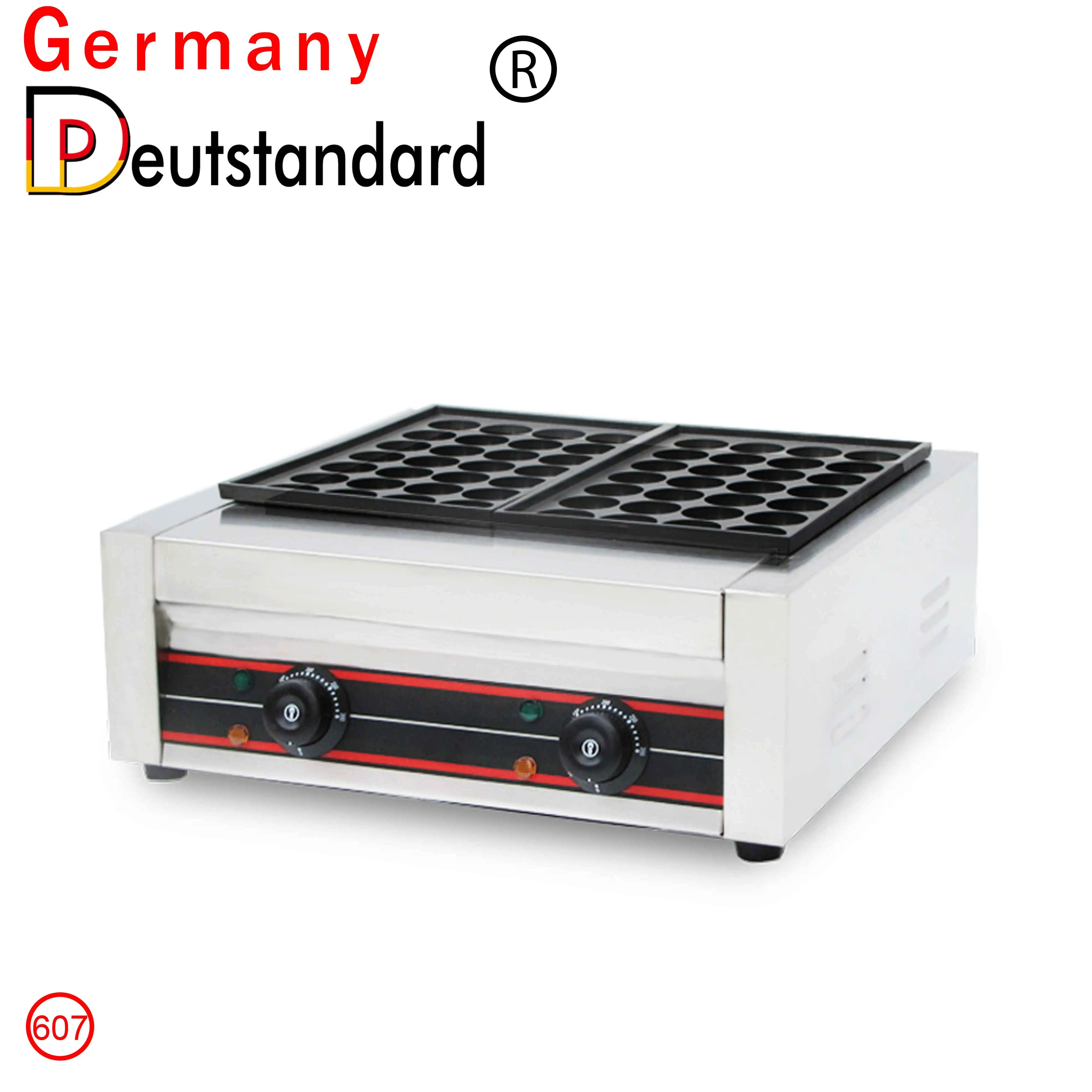 Commercial 56 Holes Japanese Fishball Maker Double Head Electric Takoyaki Machine Ball Waffle Machine Fish Grill Rotary Machine