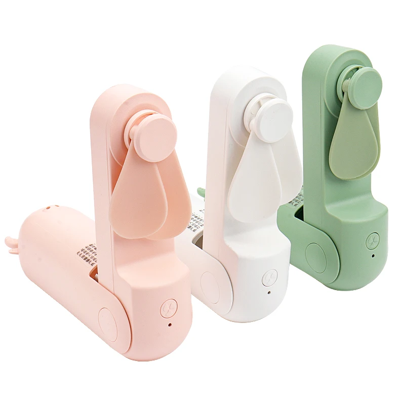 Tragbarer faltbarer elektrischer Lüfter 3-in-1-Mini-Handheld-USB-Lüfter Trockner Pfropfen Wimpern kleber Fan Beauty Make-up-Tools