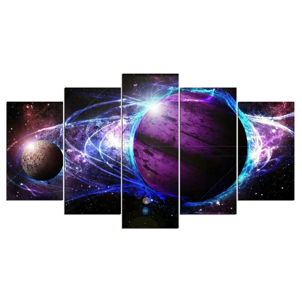 

Home Wall Decor Canva Picture Art HD Print Painting On Canvas for Living Room Cosmos Galaxy Star Energy Space No Framed