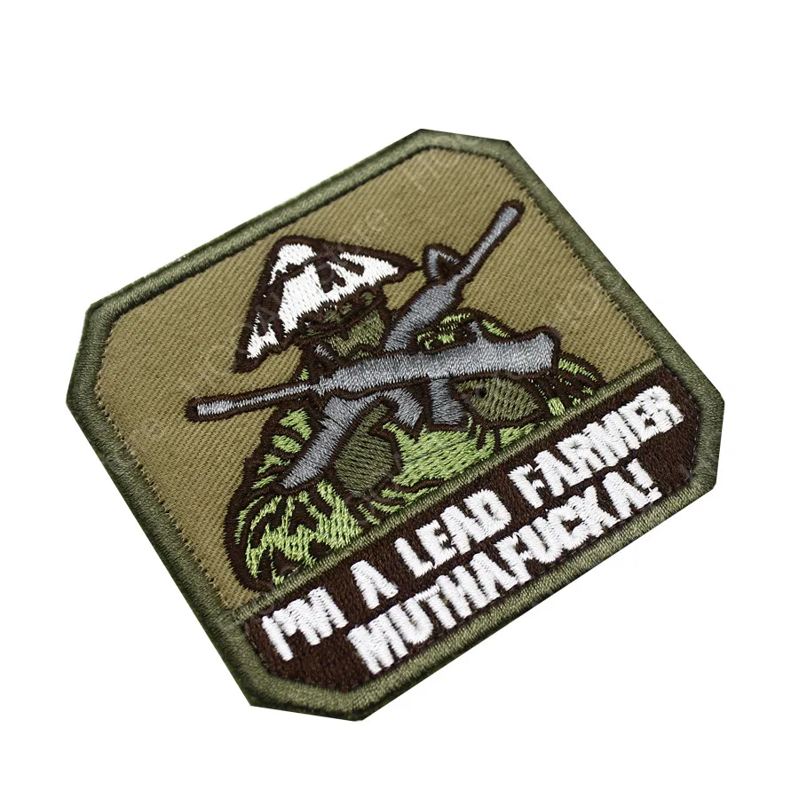 I\'M A LEAD FARMER patch USA Tactical Military Combat Army  FUNNY Patch WHAT WOULD JESUS SHOOT? WWJS US ARMY