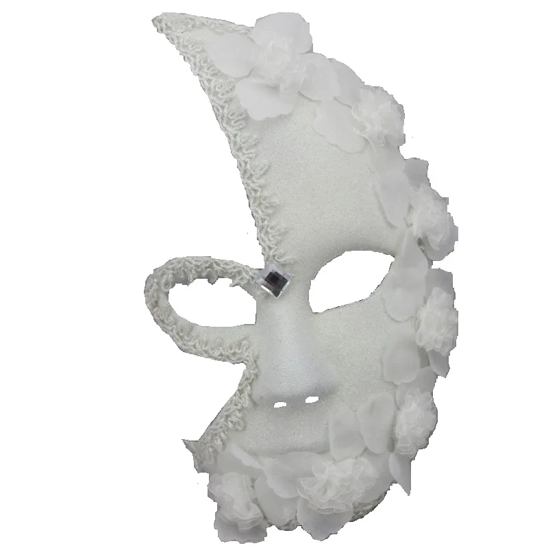 

Masquerade Princess Terror White Lace Diamond Mask