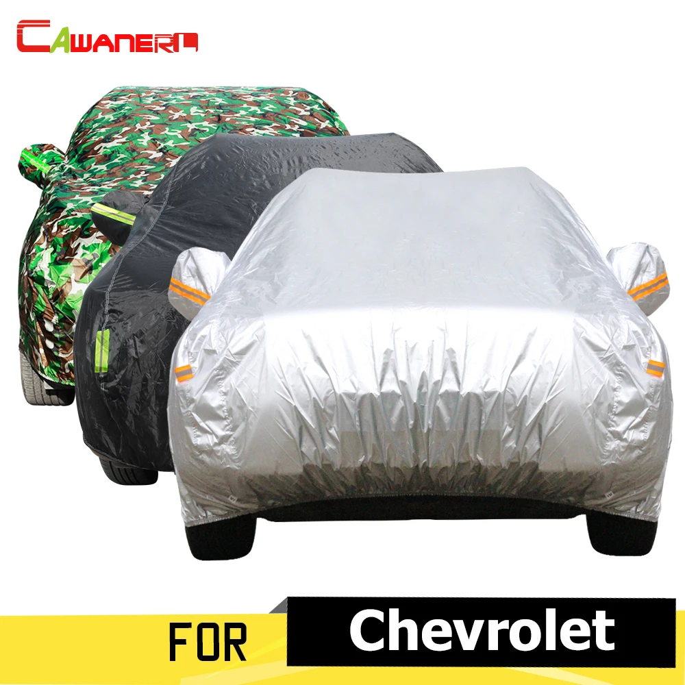 Cawanerl SUV Car Cover Sun Snow Rain Protector Cover For Chevrolet Malibu Monte Carlo Prizm Trailblazer Volt Impala Tracker