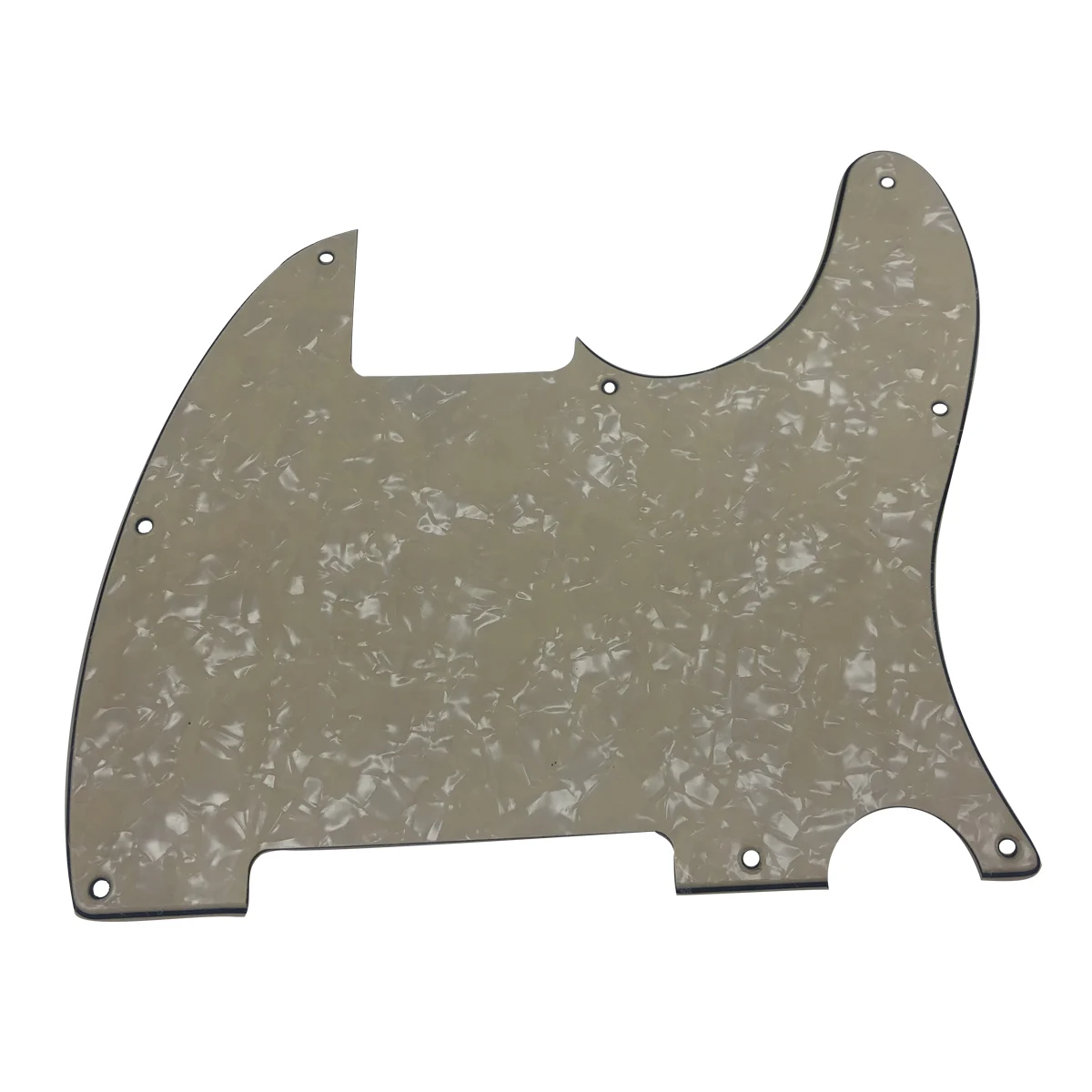 Kaish 8 Holes for Tele TL Blank Pickguard Scratch Plates with screws for Esquire Various Colors for Telecaster