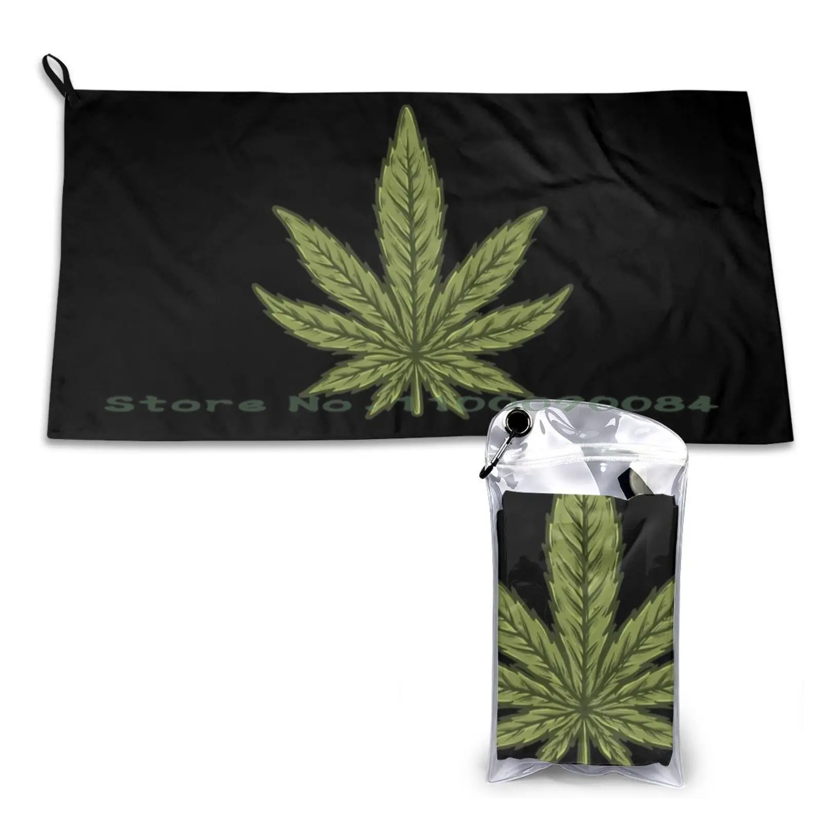 Weed Leaf T Shirt 420 Stoner Smoke Weed Dank Bud Quick Dry Towel Gym Sports Bath Portable Motorcycling Motorbikes Mv Agusta 350