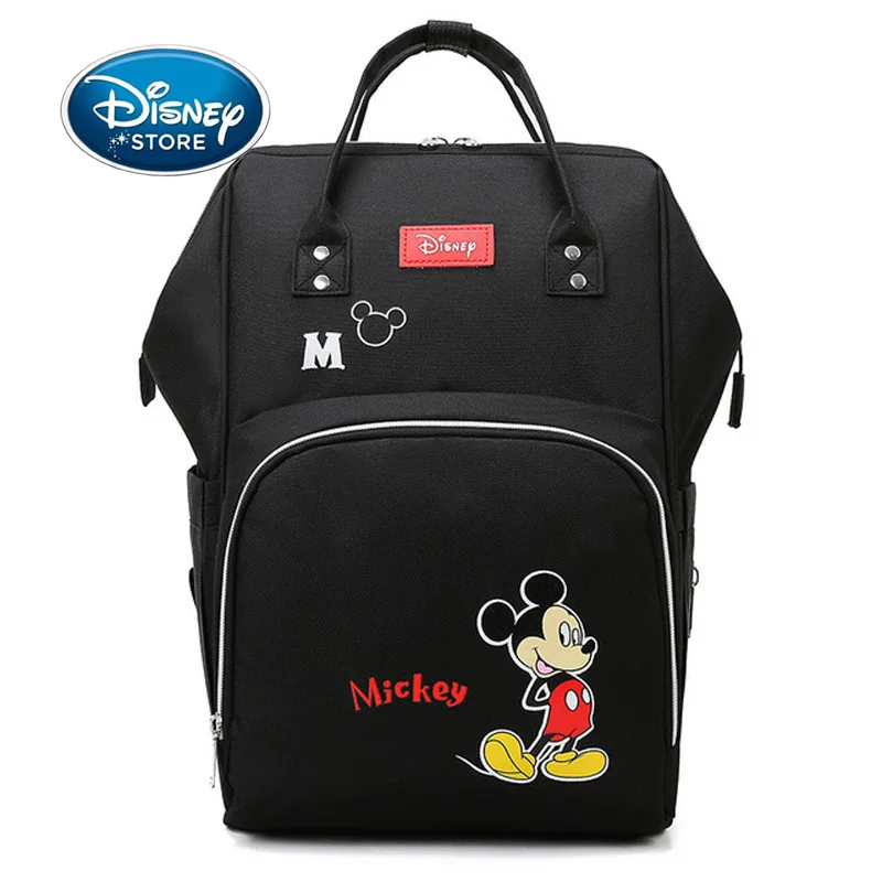 

Disney Backpack Diaper Bag For Mummy Maternity Mickey Women Baby Bottle Cooler Pocket Waterproof Mom Baby Stroller Nappy Bags