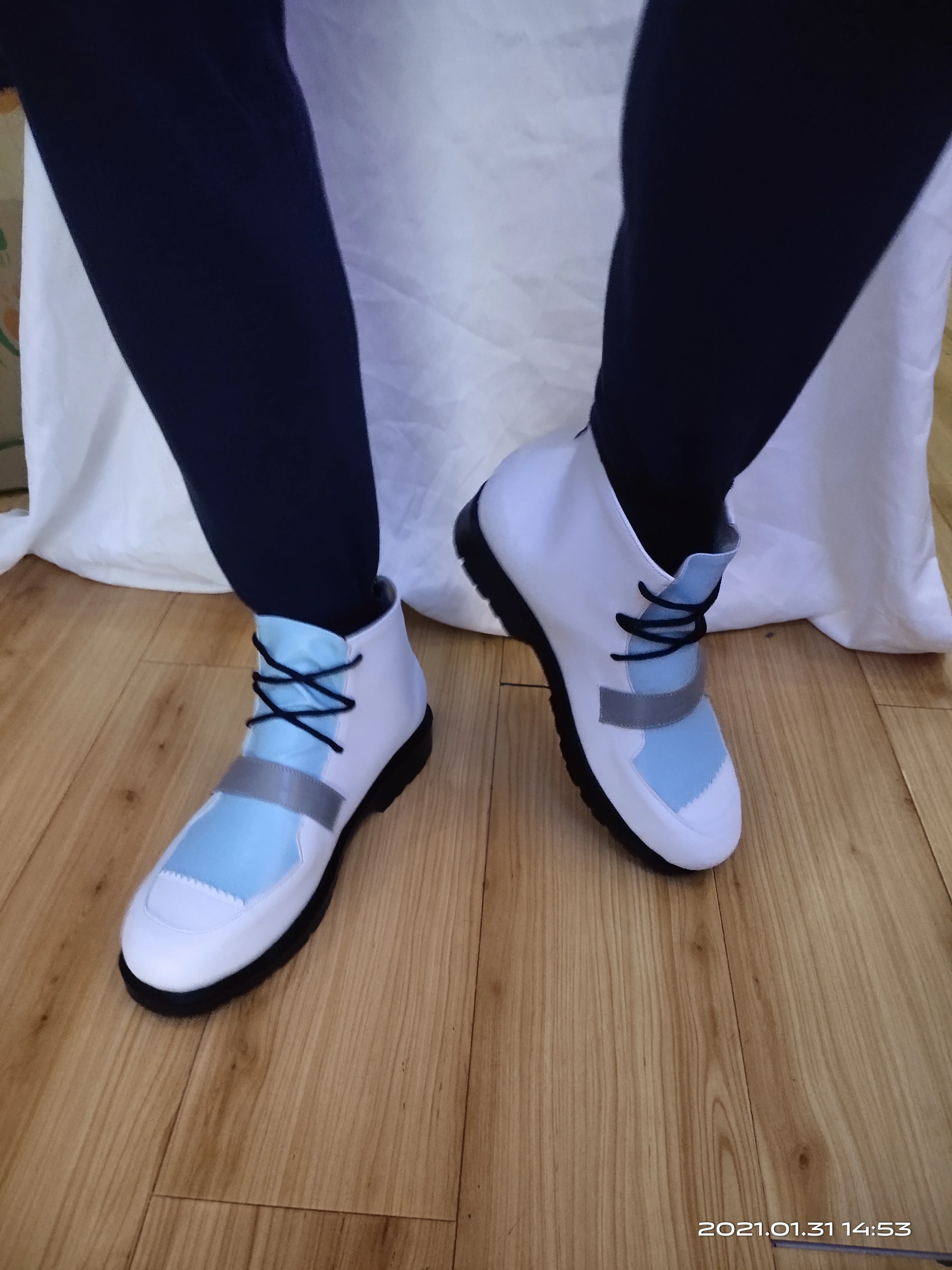 Hololive Vtuber ENG Gawr Gura Shark Cosplay Shoes Boots Game Anime Halloween RainbowCos0 W1361