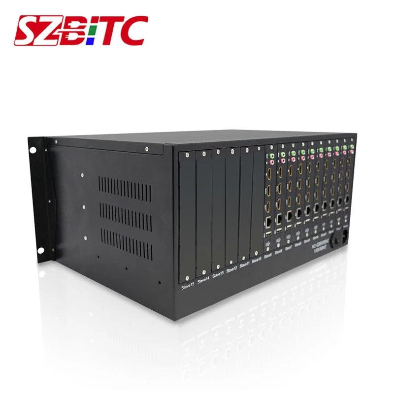 SZBITC CCTV IP كاميرا فك مصفوفة RJ45 شبكة وحدات فيديو مصفوفة الجلاد الصوت والفيديو مصفوفة التبديل لجهاز العرض