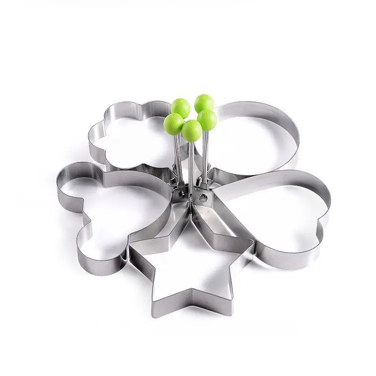 5 шт. креативный изготовитель омлета из нержавеющей стали xiaomi mijia, украшение для жарки яиц, инструменты для приготовления пищи «сделай сам», для жарки завтрака, яиц, блинов