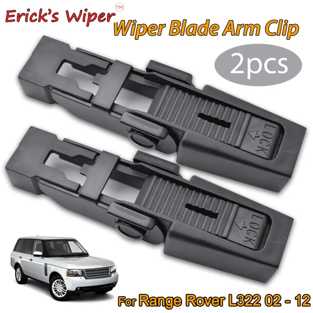 Erick's Wiper 2Pcs Front Windshield Wiper Arm Lock Clip Fixing Retaining Clips For Land Rover Range Rover L322 2002 - 2012