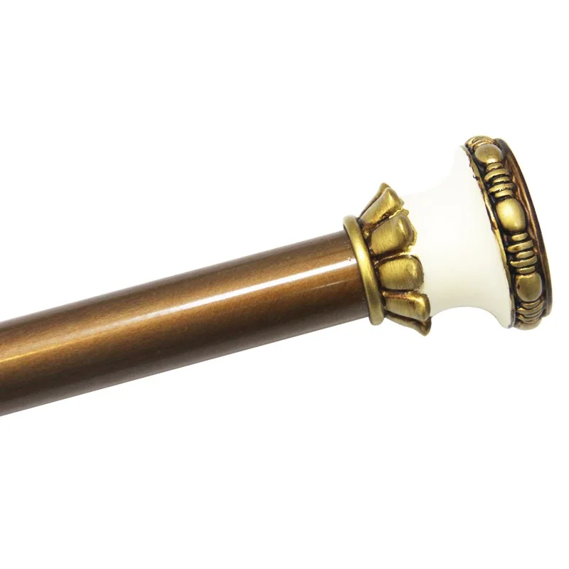 

Adjustable European Style Retro Free Punch Spring Tension Rod Rail For Clothes / Towels / Curtains Curtain Pole Rods